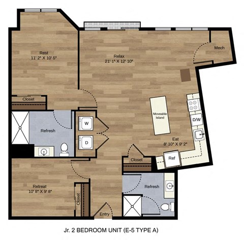 Two Bedroom Two Bath